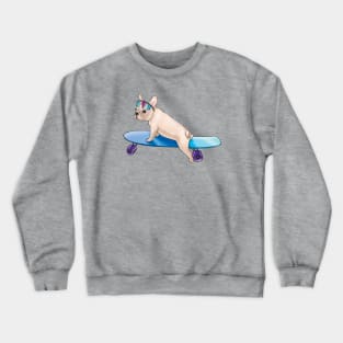 Skater Dog Crewneck Sweatshirt